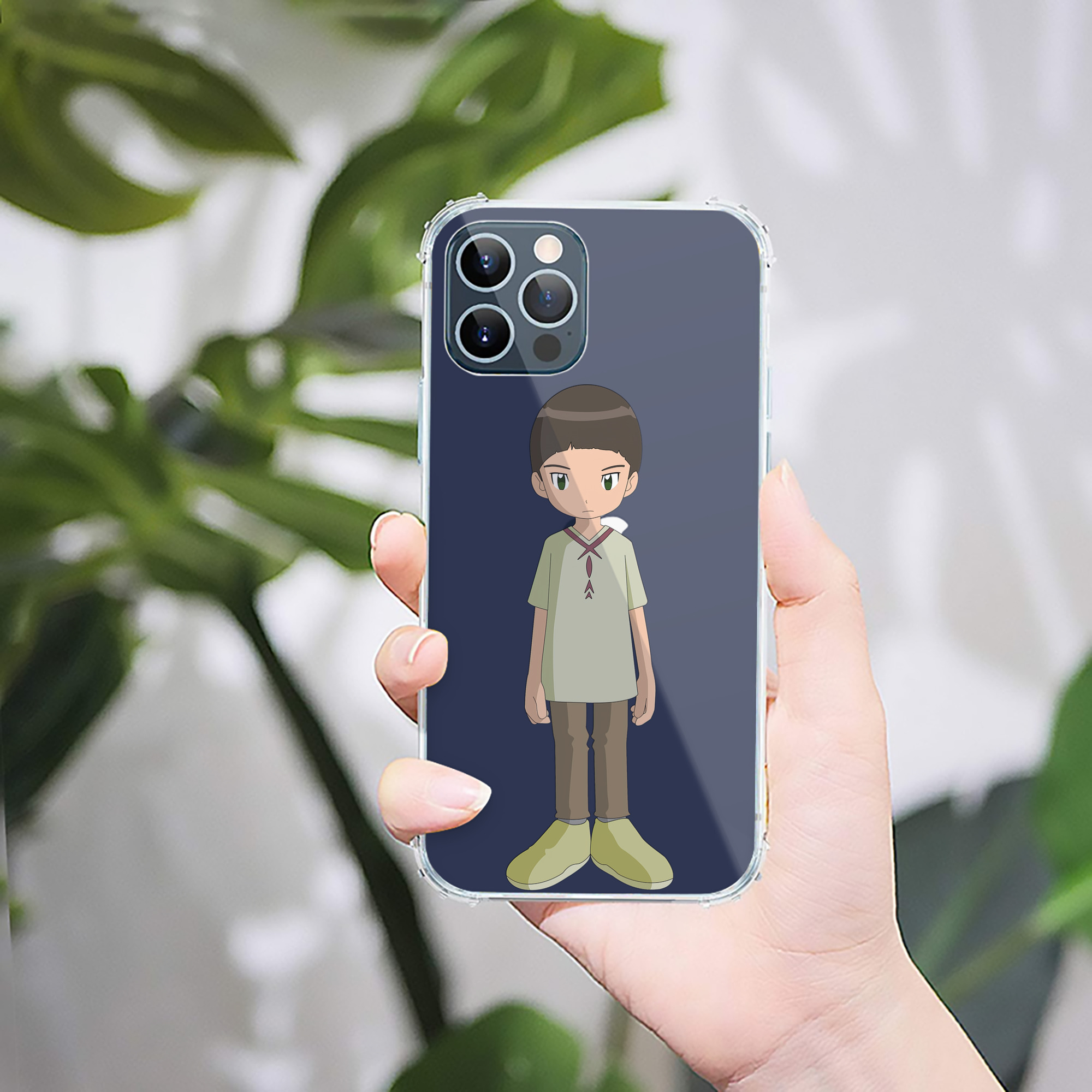 （画像用） Digimon デジタルモンスター/デジモン 【iPhone 12シリーズ対応】透明スマホケース（クリアソフトケース）